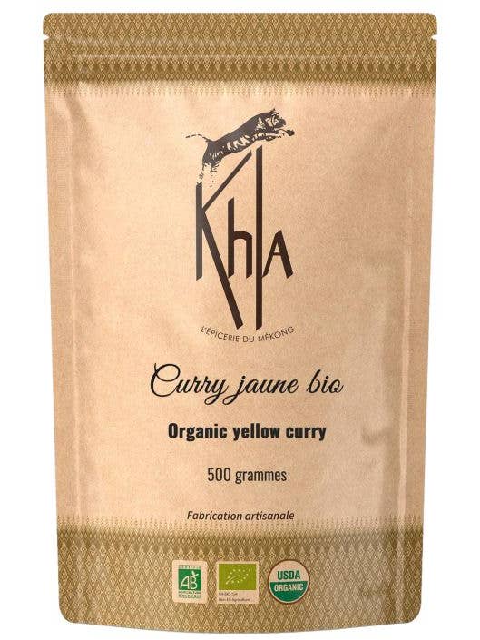 Gul curry - Ekologisk - i pulverform - 500g för wholesale av Khla - L'épicerie du Mékong