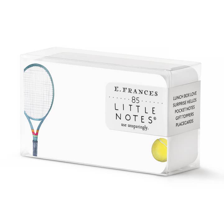 Tennis Little Notes® for wholesale by E. Frances Paper