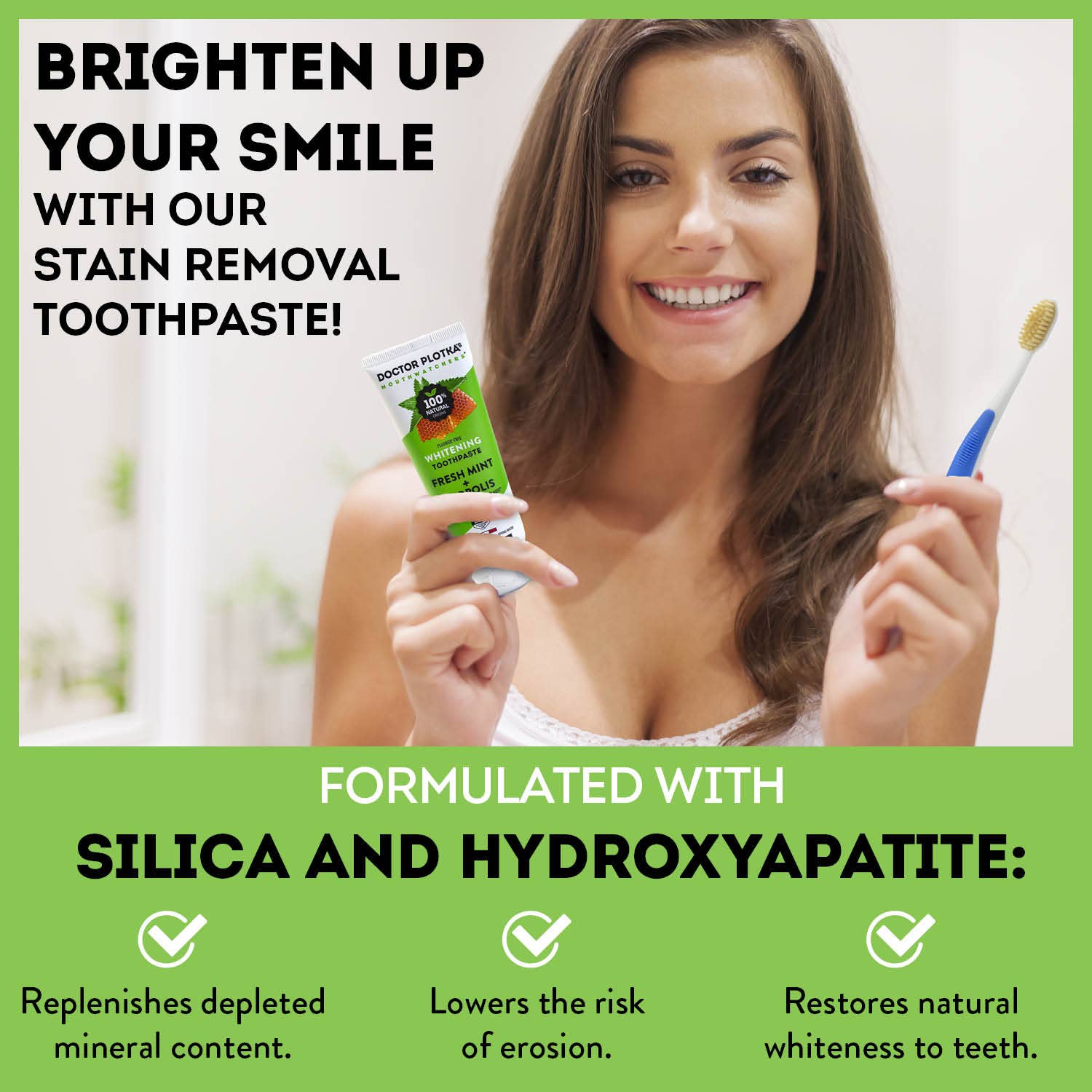 Doctor Plotka's MouthWatchers - Wholesale Toothpaste - 100% Naturally Sourced Whitening Toothpaste5