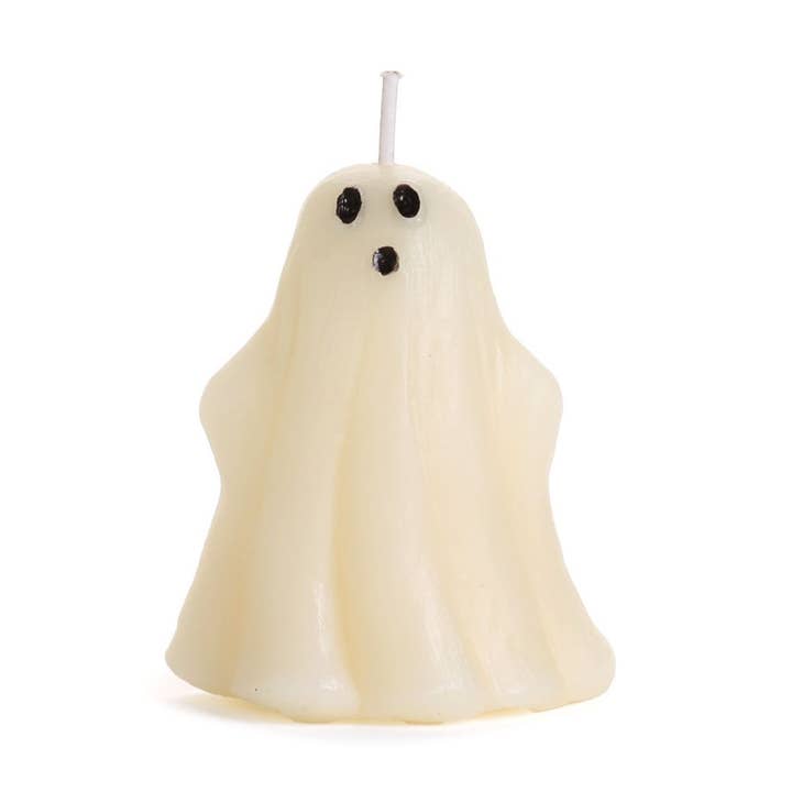 Big Dipper Wax Works - Wholesale Novelty Candle - Ghost Candle – 100% Beeswax – Natural – 3” Handcrafted0