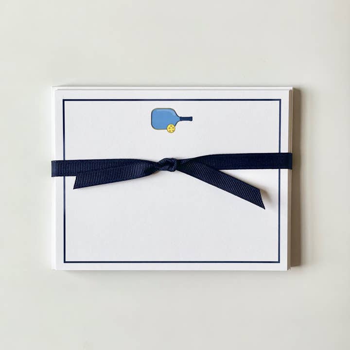 Pickleball - Flat Note Cards for wholesale by Georgetown Paperie