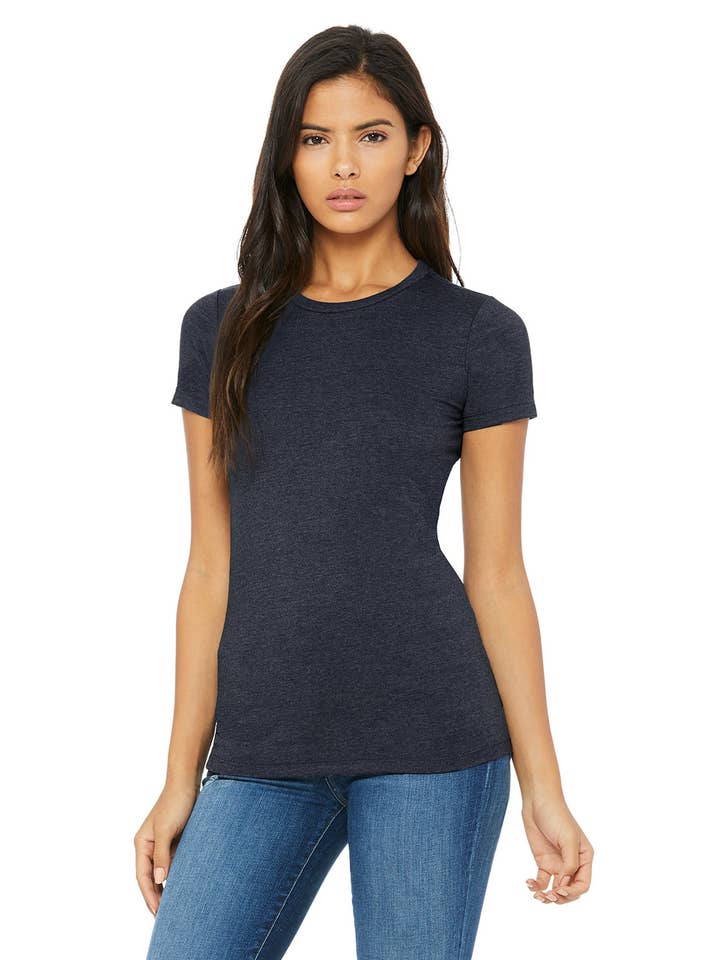 Total Apparel - Wholesale T-Shirt - Women's - Bella + Canvas 6004 - Ladies' Slim Fit T-Shirt
