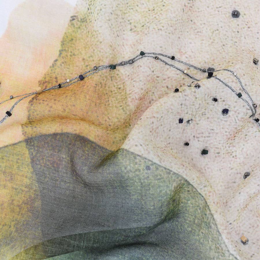 Dupatta Designs – Engroshandel Tørklæde - Dame – Hendricks broderet tørklæde7