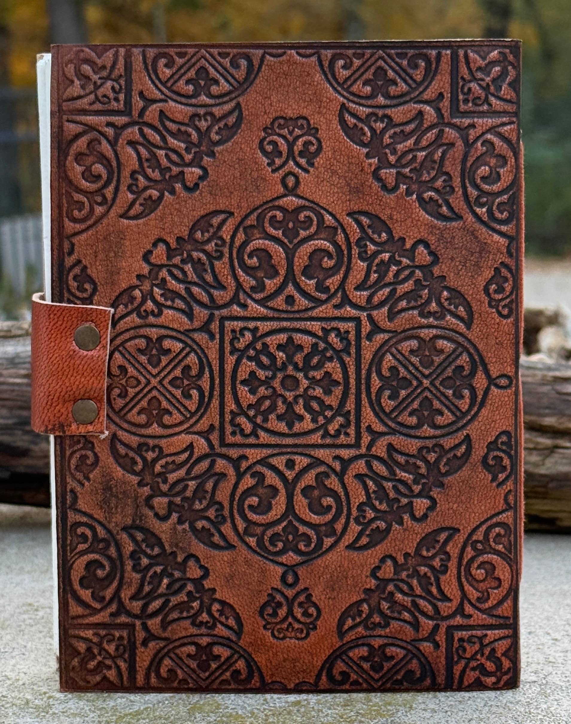Lungta Imports – wholesale Journal/diary – Tree Of Life Vintage Leather Journal Embossed Cover Handmade7