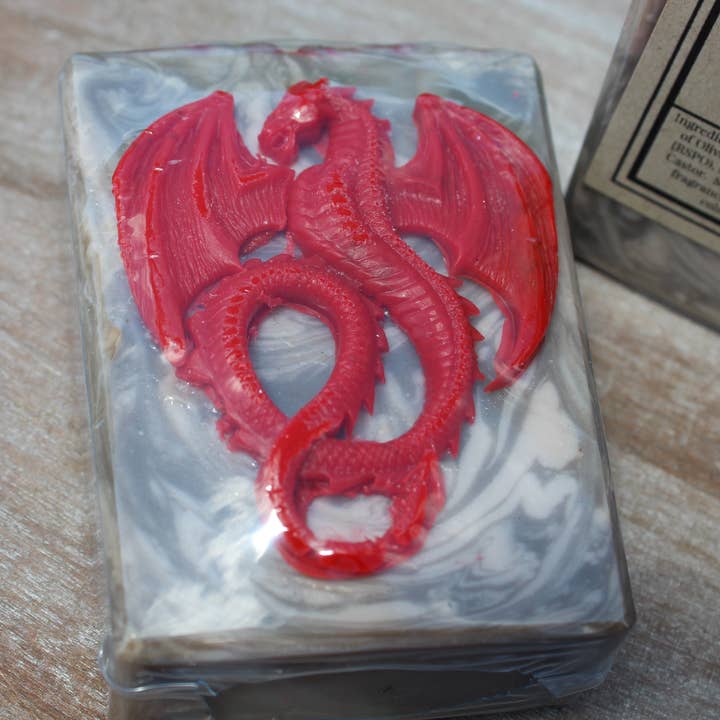 Wicked Bubbles LLC - Wholesale Bar Soap - Dragon’s blood handmade soap5