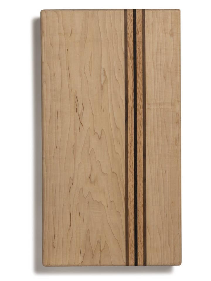 Maple & Red Oak Wooden Cutting Board for wholesale by Pino Grande Woodworking