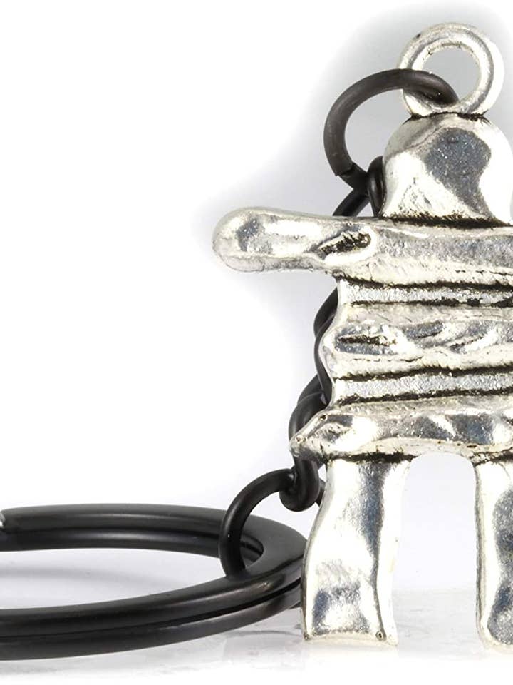 Inuksuk Inukshuk Large Charm Keychain for wholesale by Dave The Bunny