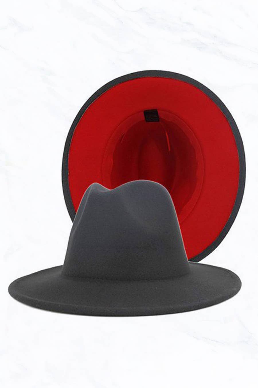 Suzie Q USA - Wholesale Fedora - Women's - Two-tone Color Matching Fedora Hat20