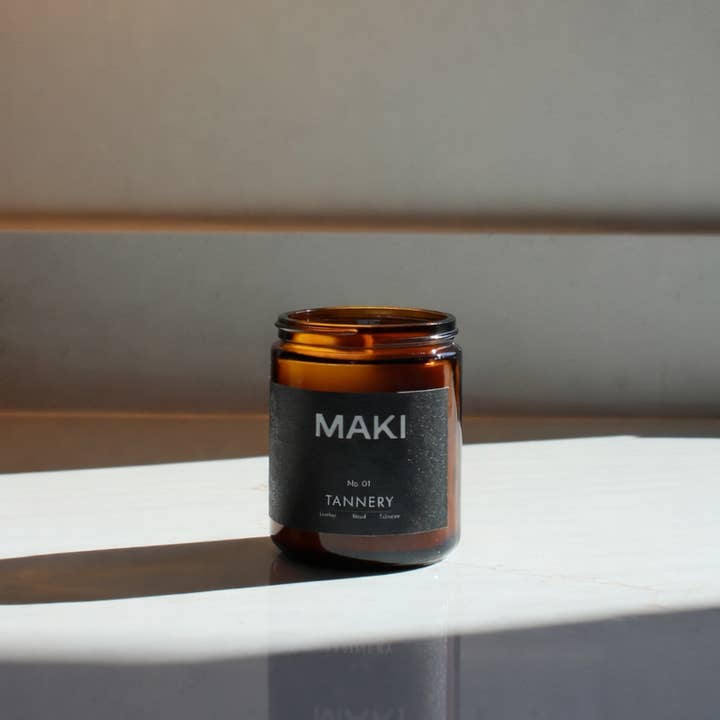 Ware by Maki - Wholesale Jar/Filled Candle - Soy Candle No. 01 - TANNERY3