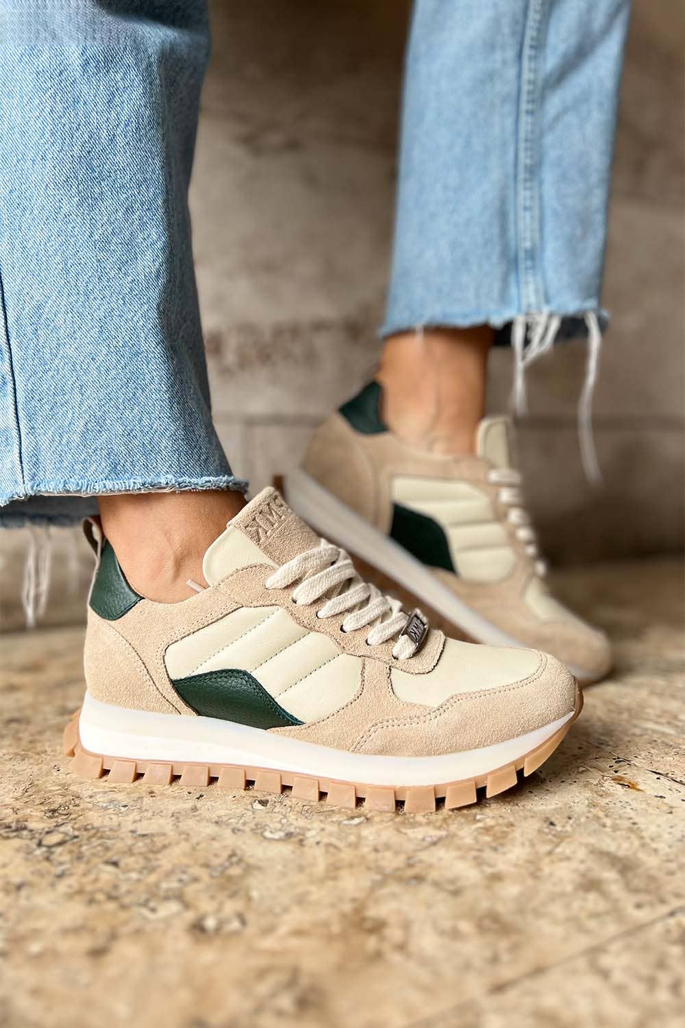 PMK SHOES - Wholesale Lifestyle trainers – Women′s - Mule - Pana - Handmade Cow Leather Sneakers5