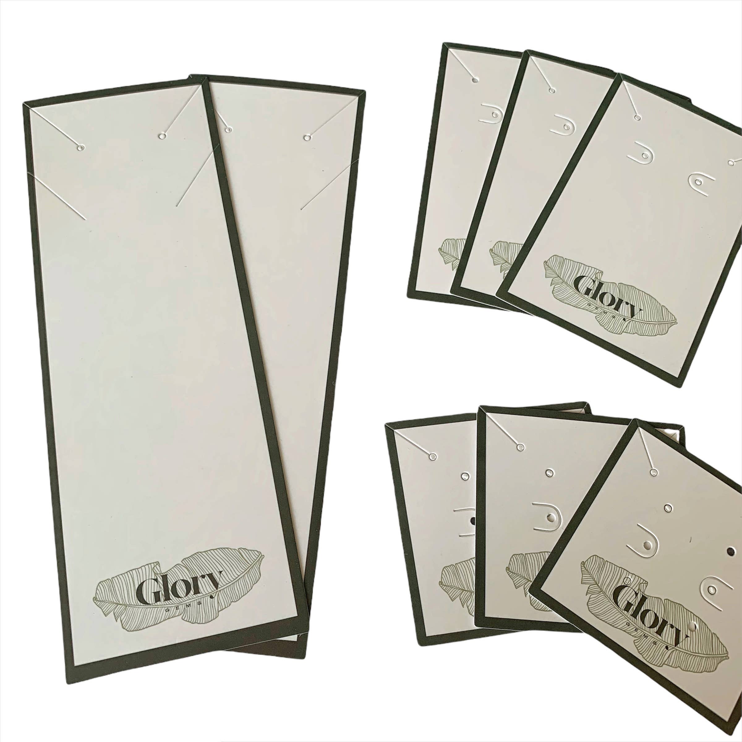 Zakka - Vente Supports et présentoirs à bijoux - Cartes personnalisées pour bijoux avec logo, toutes tailles et formes3