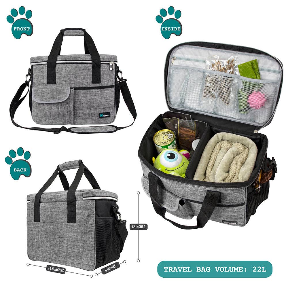 PetAmi - Vendita all'ingrosso Trasportino - Cani e gatti - Borsa Organizer Deluxe da Viaggio per Animali71