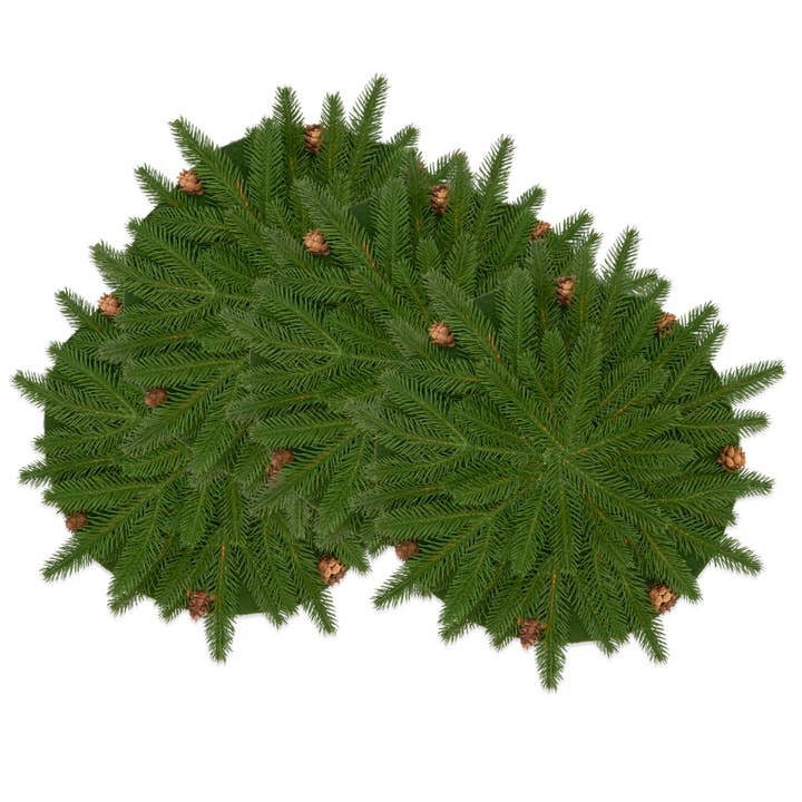Green Pine Cone Placemat for wholesale on Faire