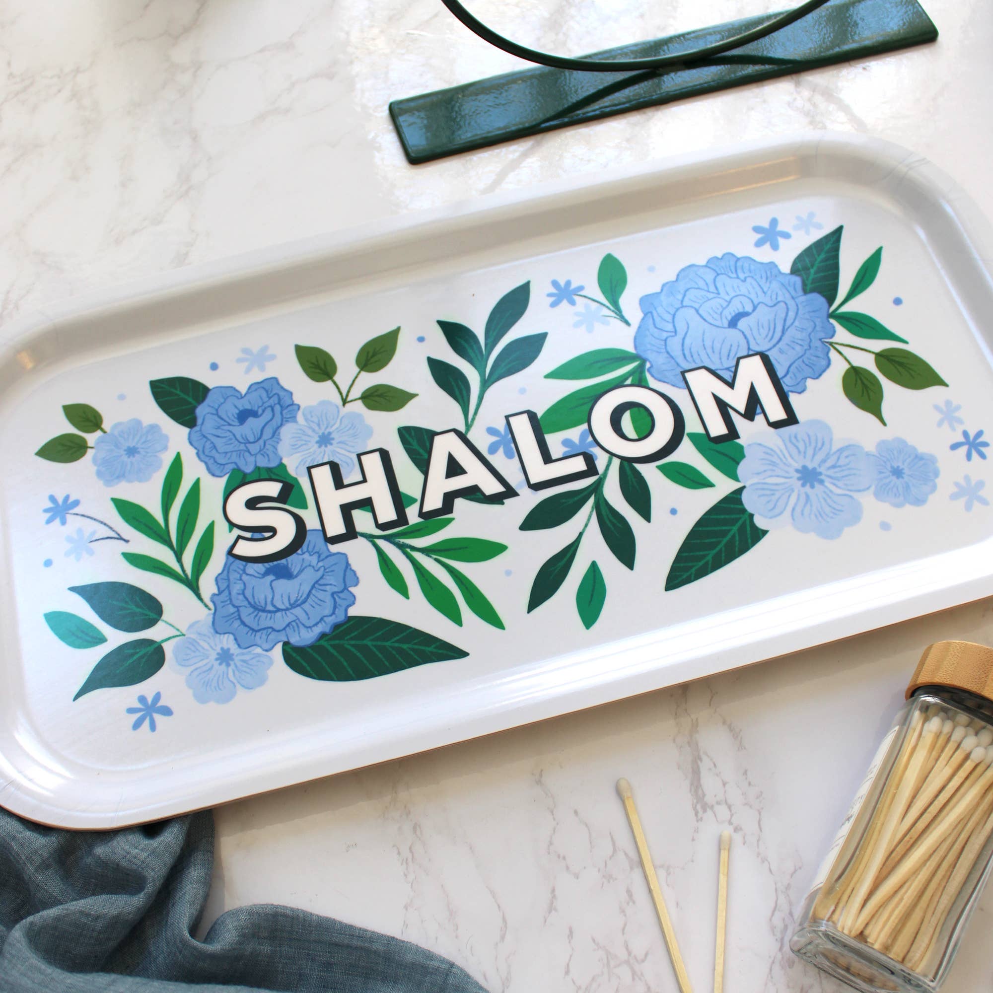 Modern Mitzvah - Wholesale Serving Tray - Shalom Serving Tray2