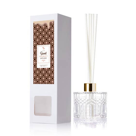 Sweet Honey Luxe Reed Diffuser for wholesale by Silk oil of Morocco
