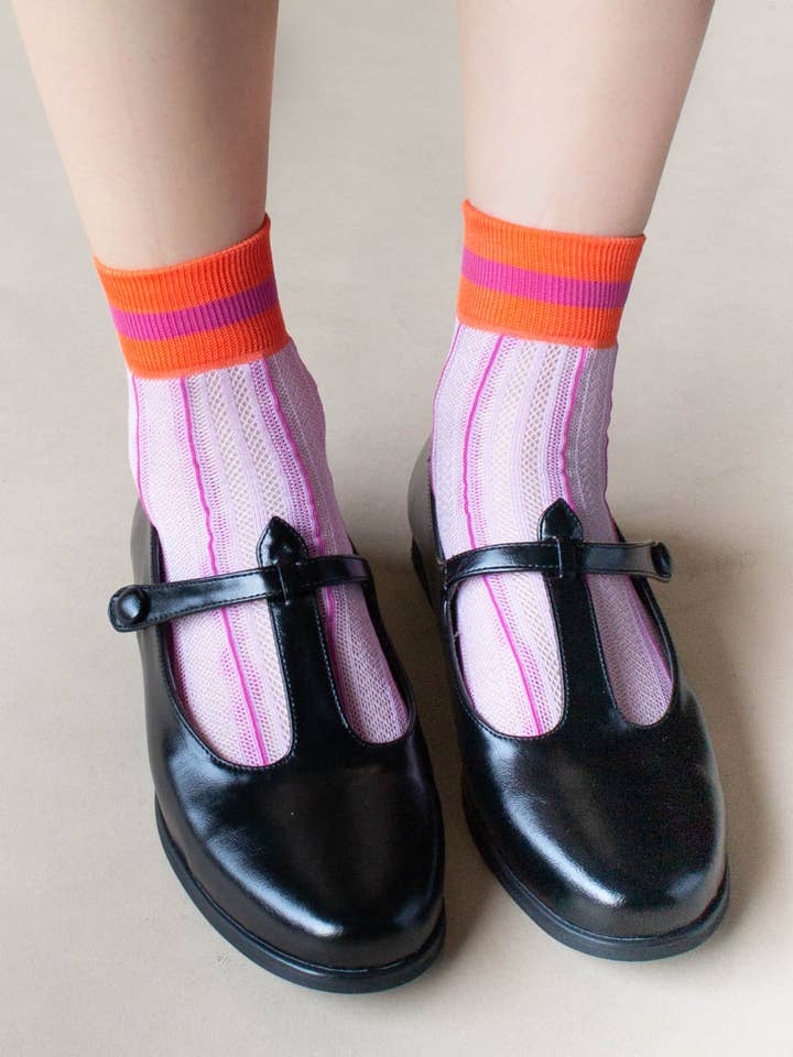 Ankle Mesh Striped Casual Socks and other Purchase Wholesale mesh socks. Free Returns & Net 60 Terms on Faire trending on Faire.