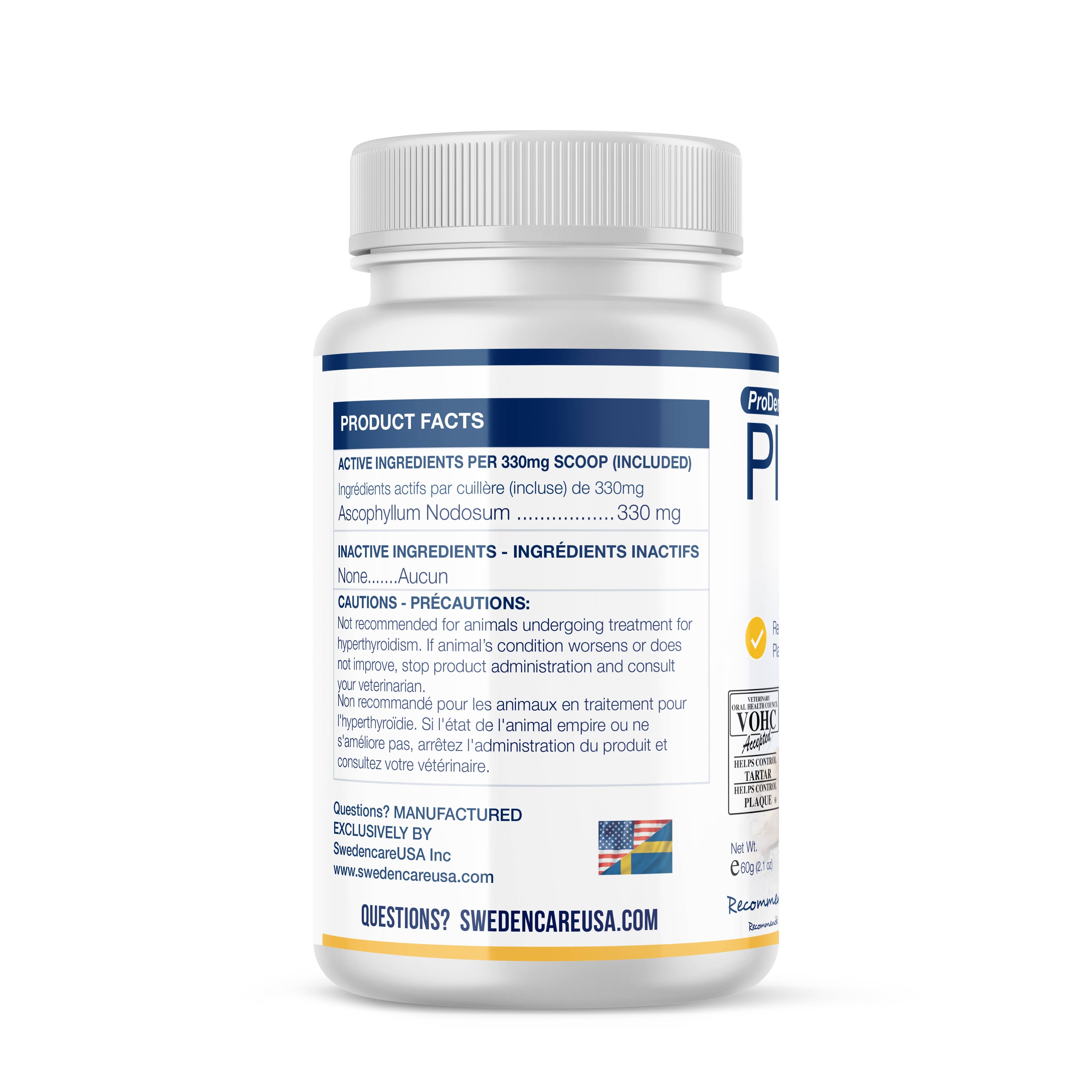 Pet Palette Distribution - Wholesale Pet Supplement - Dog - PlaqueOff Powder 60 Gram Bottle1