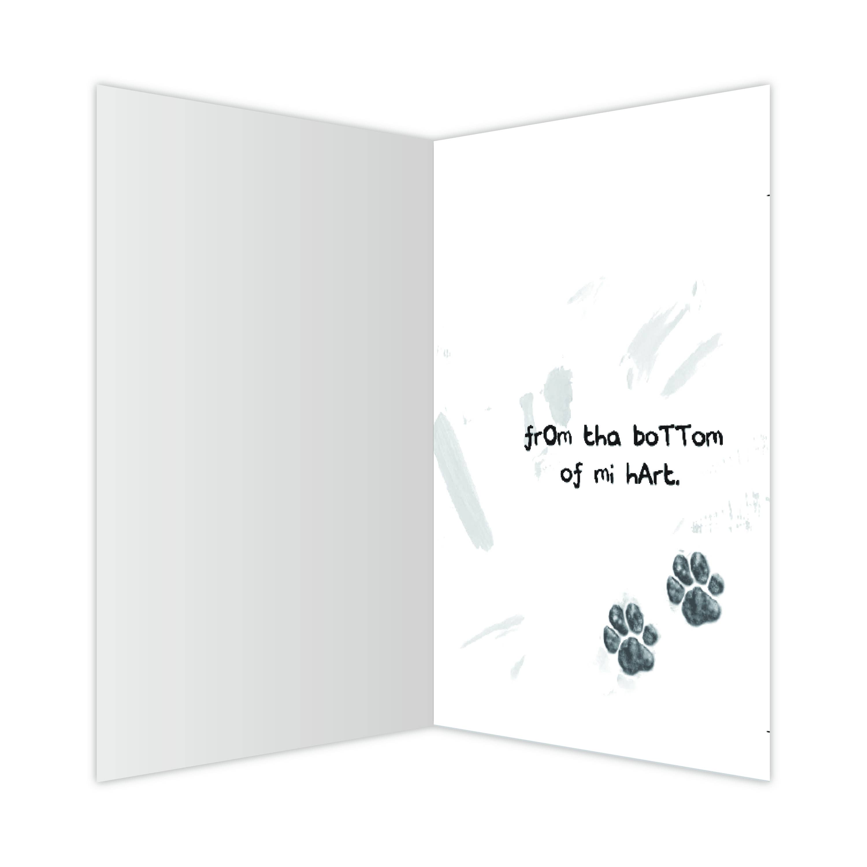 Dog Speak - Wholesale Bedanktkaartje - Bedankt - Tank U uit de grond van mijn hart1