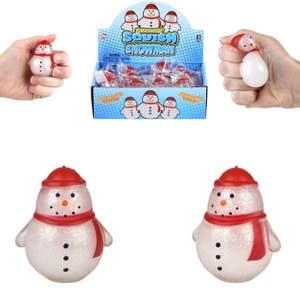Toysmith Melting Snowman Reusable Putty & 9 snowman pieces
