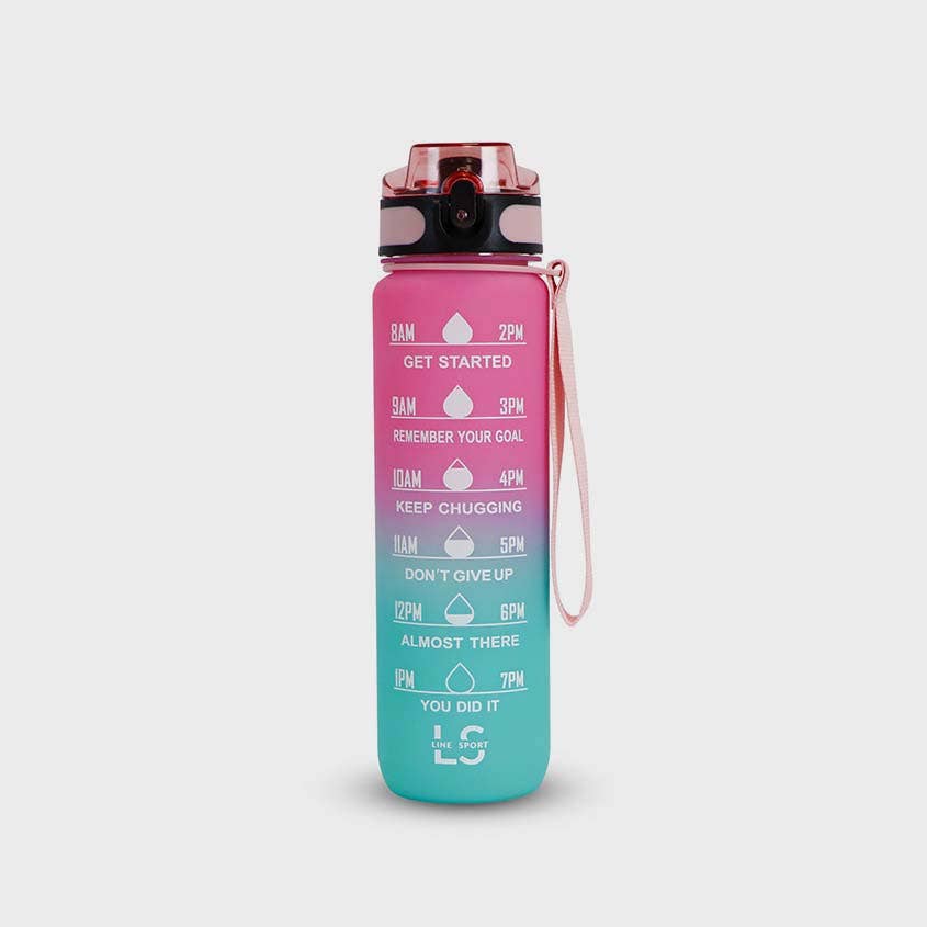 ACUS MED - Wholesale Water Bottle - 1L Tritan Motivational Water Bottle | Line Sport 0