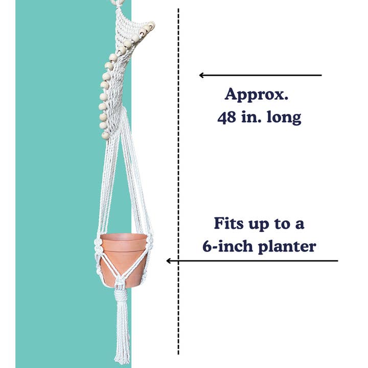 The PlantOutfitter - Wholesale Hanging Planter - Spiral Macrame Plant Hanger3