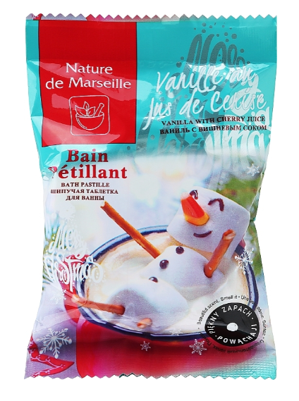 LS GROUP – wholesale Badbomb/fizz – Brustablett för Bad – Körsbär & Vanilj – 50 g0