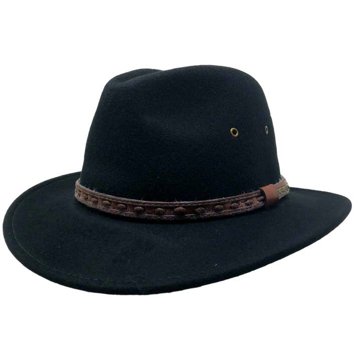 One Fresh Hat - Wholesale Fedora - Unisex - Safari Wool Crushable Hat