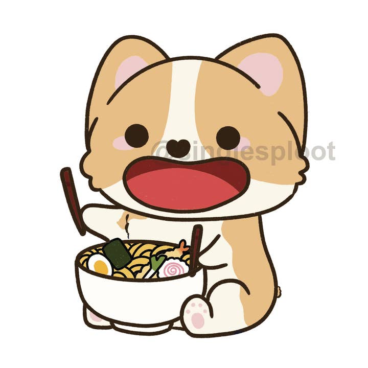 Ciondolo per Scarpe a Forma di Ramen per la vendita all'ingrosso da parte di Single Sploot