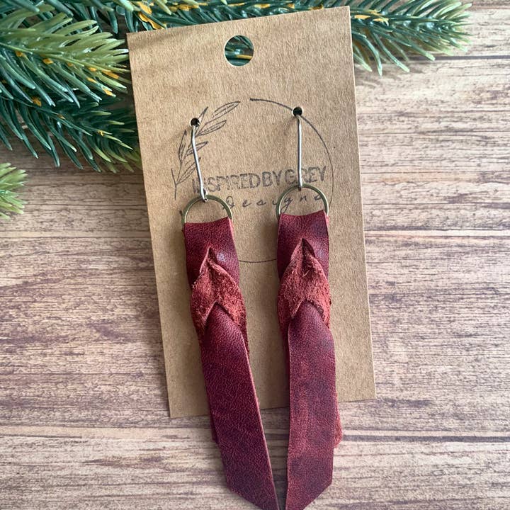 Audrey in Rustic Burgundy for wholesale by Inspired by Grey Designs