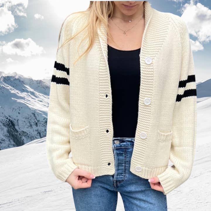 Pink Pineapple - Wholesale Cardigan - Women's - Varsity Cardigan I'm Difficult Cardigan