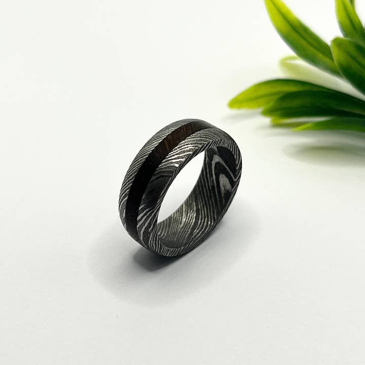 RustyStudioUSA - Wholesale Wedding Band/Ring - Damascus Steel Wedding Band,Damascus Wedding Ring,Anniversary Ring,Men & Women,Unique Damascus Steel Wedding Ring, Men Rings, Women Rings