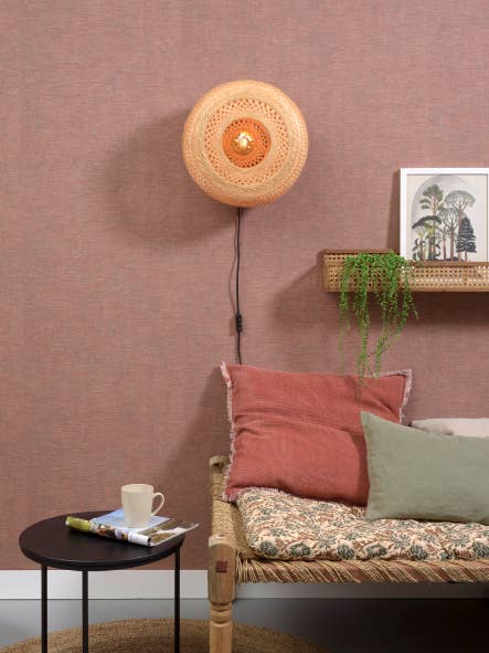 Vägg Lampa Palawan 40x15cm Naturlig för wholesale av Good&Mojo
