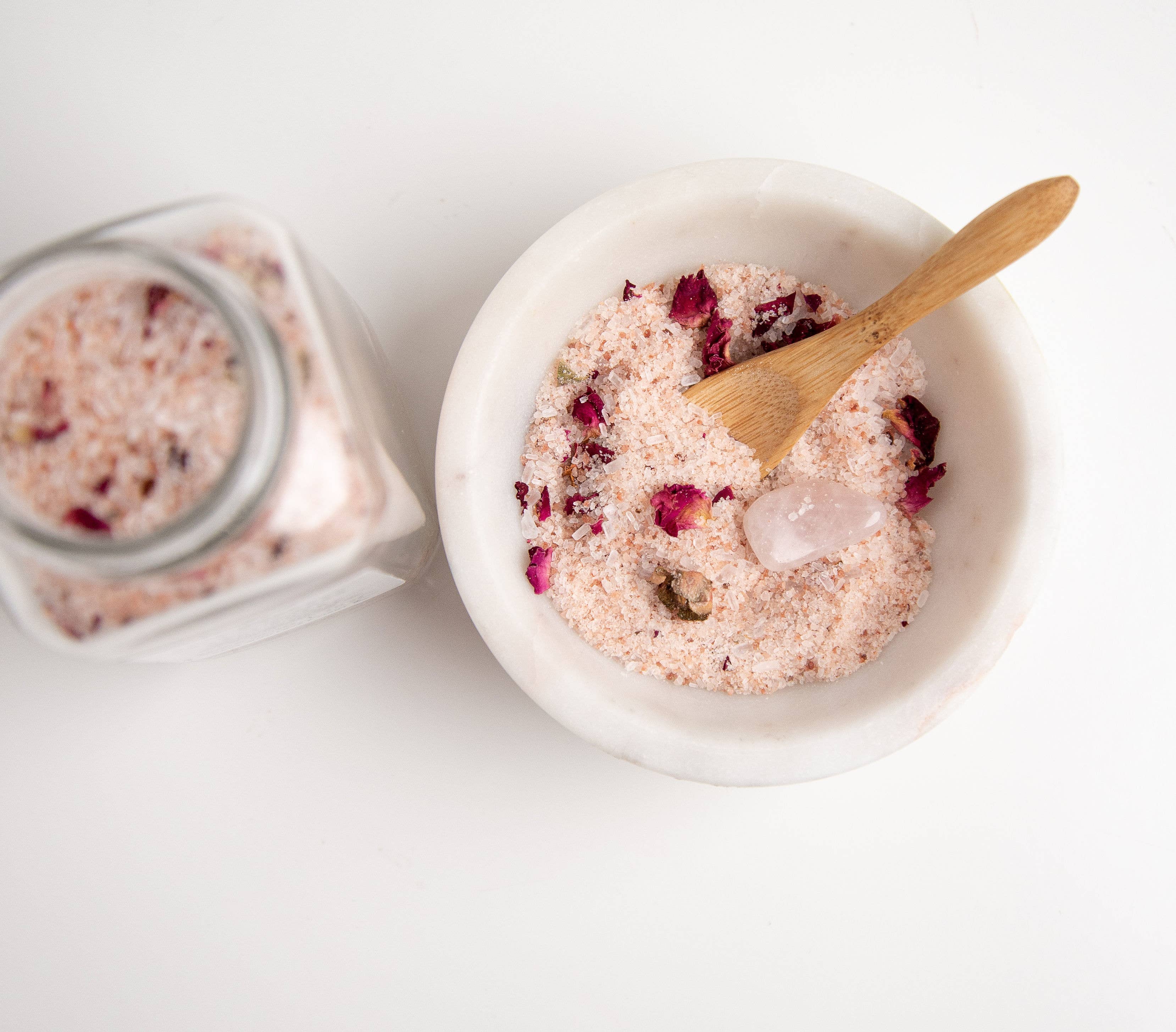 Self goddess - Vendita all'ingrosso Sali da bagno - Soul Detox Rose Salt Soak - Infuso di cristallo2