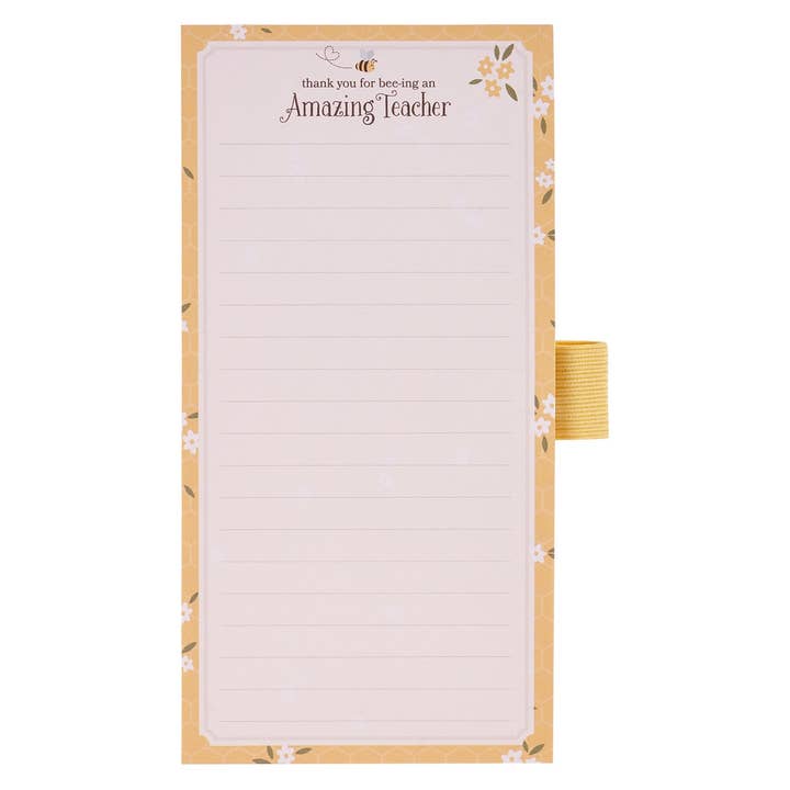 Christian Art Gifts - Wholesale Notepad - Magnetic Shopping List with Pen Amazing Teacher3