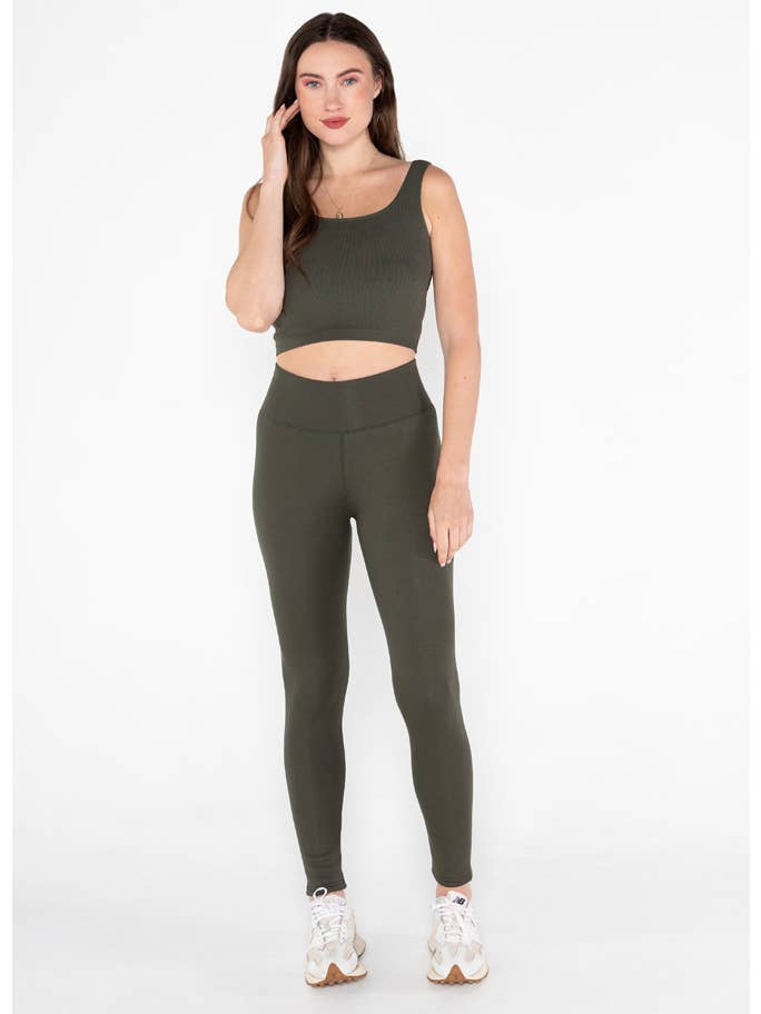 C'est Moi Clothing Co - Wholesale Athletic/Lounge Leggings - Women's - Viscose Sherpa Lined Legging- CEP10101