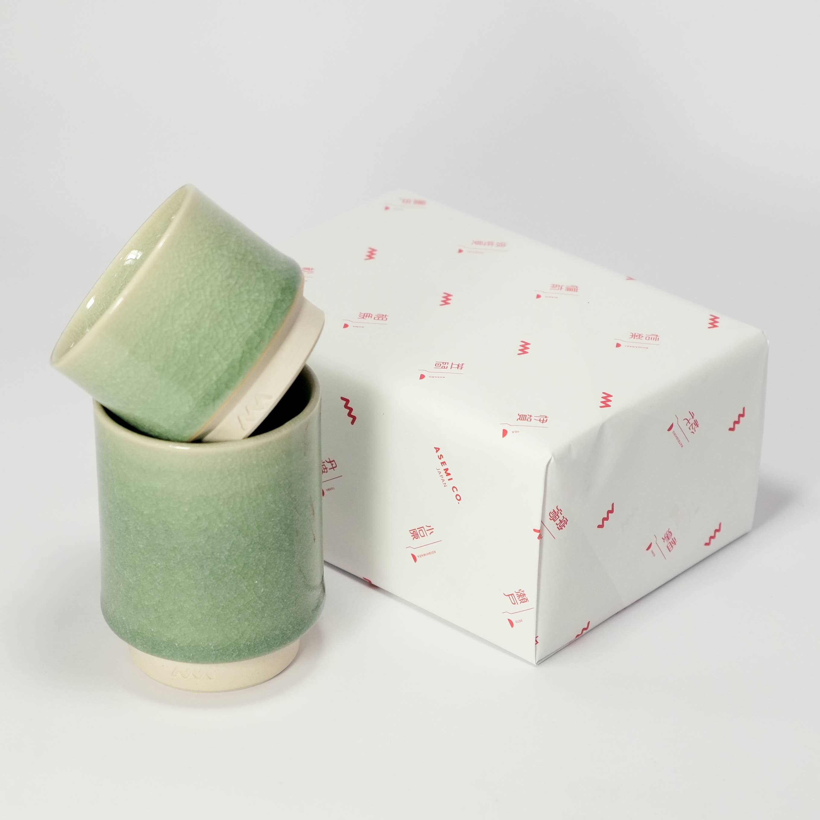 Asemi Co. - Wholesale Coffee Mug - Soma-yaki Ceramic Cup Gift Set (2 Cups)5