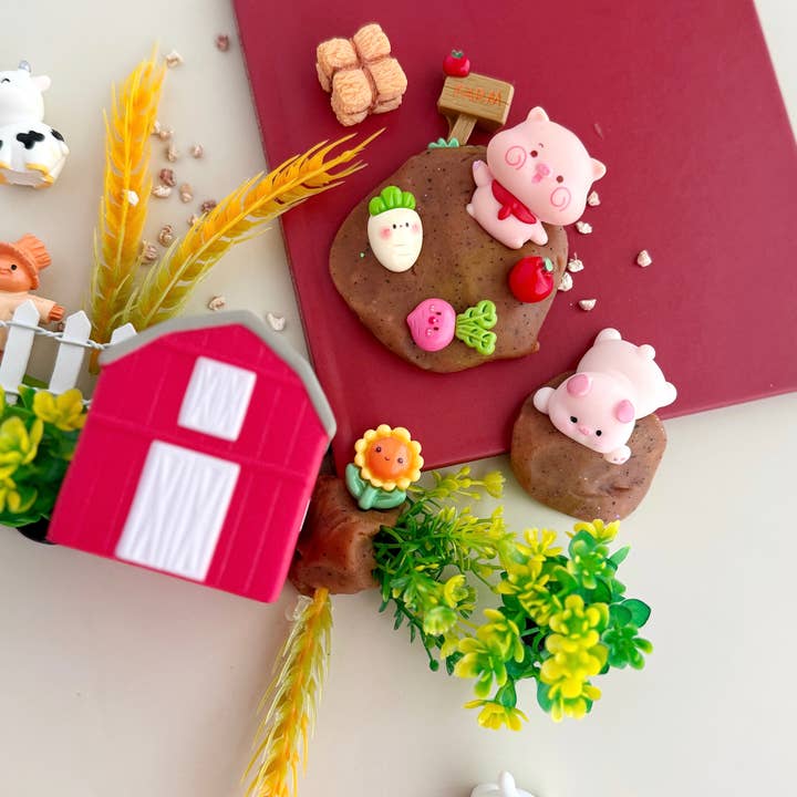 Earth Grown KidDoughs (KidDoughs by EGKD) - Venta al por mayor Masilla/limo - Niños - Kit de Juego Farm KidDough4