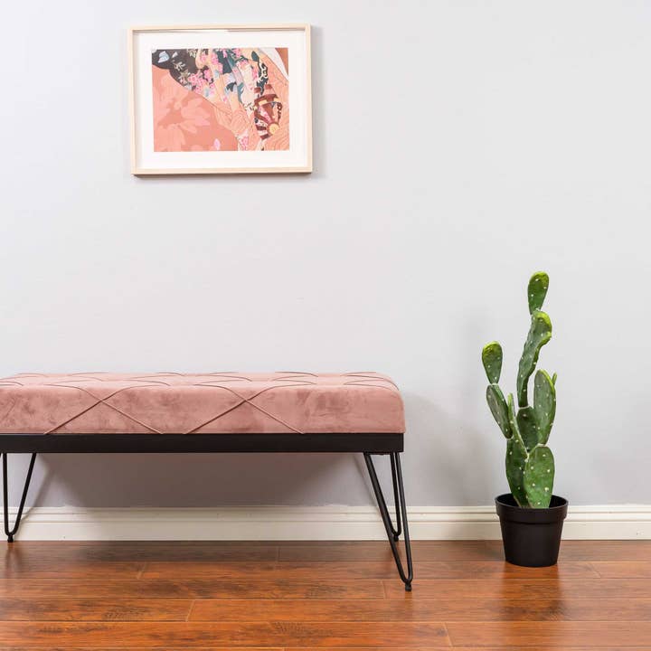 Portofino International Trading, USA - Wholesale Artificial Plant - Faux Prickly Pear Cactus with Plastic Pot 30"7