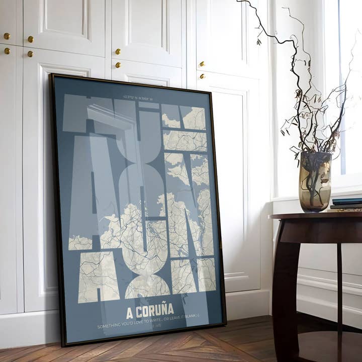 ACÑ LetraMap para venta al por mayor de The Traveler Art