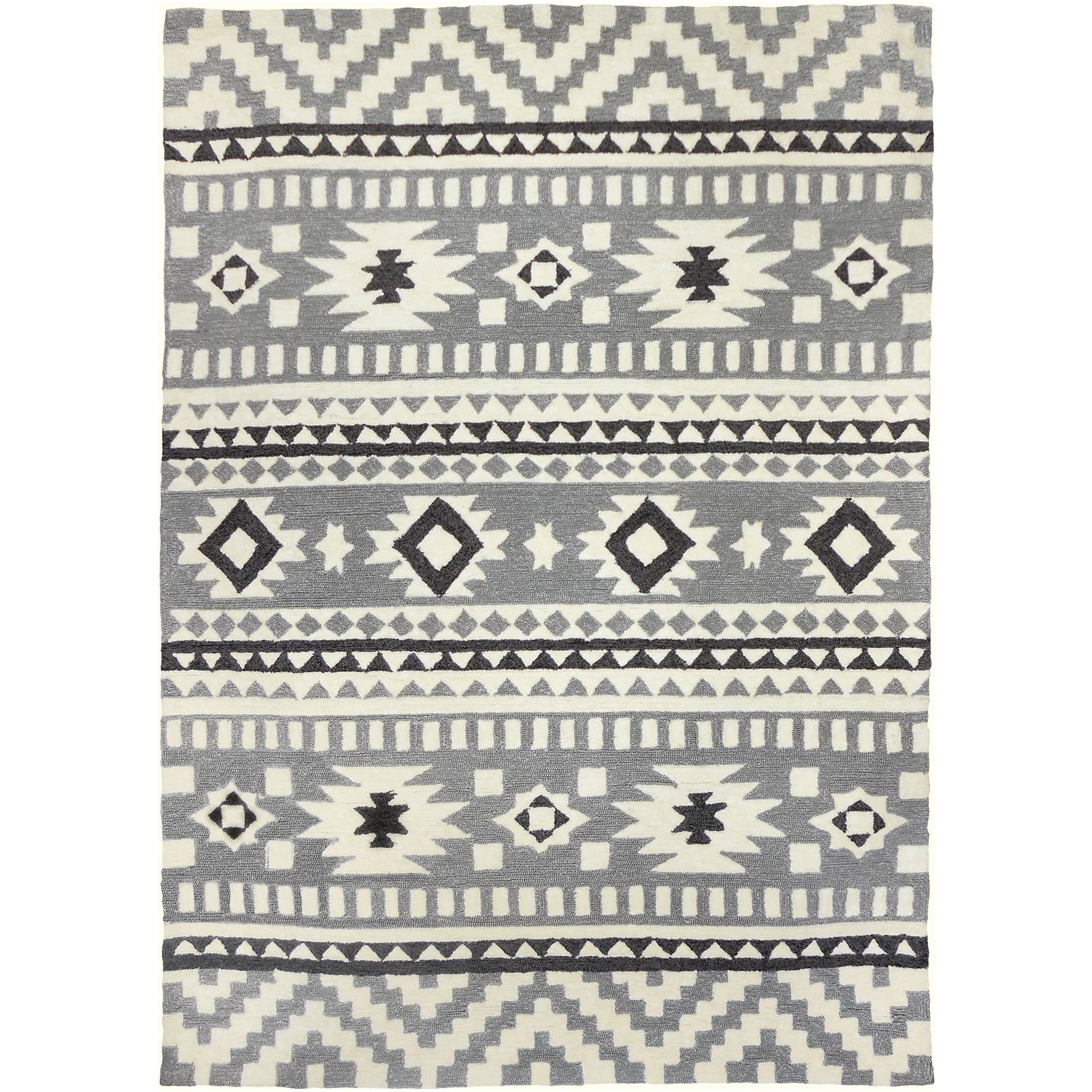 Home Comfort Rugs - Wholesale Area Rug - Heritage in Gray Homefires Rug 22" x 32"1