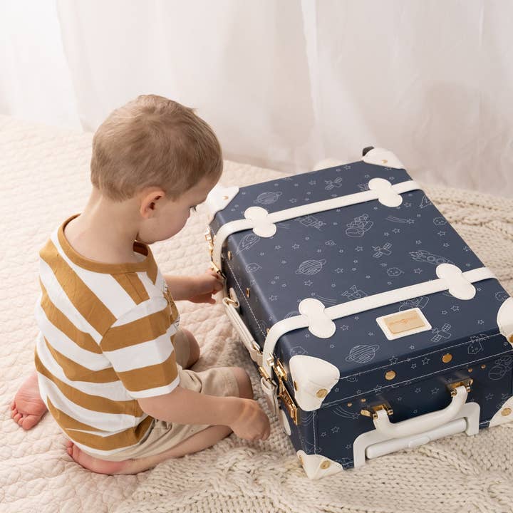 Coco Village - Wholesale Luggage - Kids - Vegan Leather Carry-On Suitcase - Space14