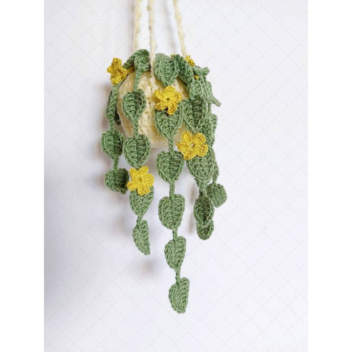 Crochet Plant Hanging Ornament, Houseplant Decor, Home Decor for wholesale by TOMOPOD LLC