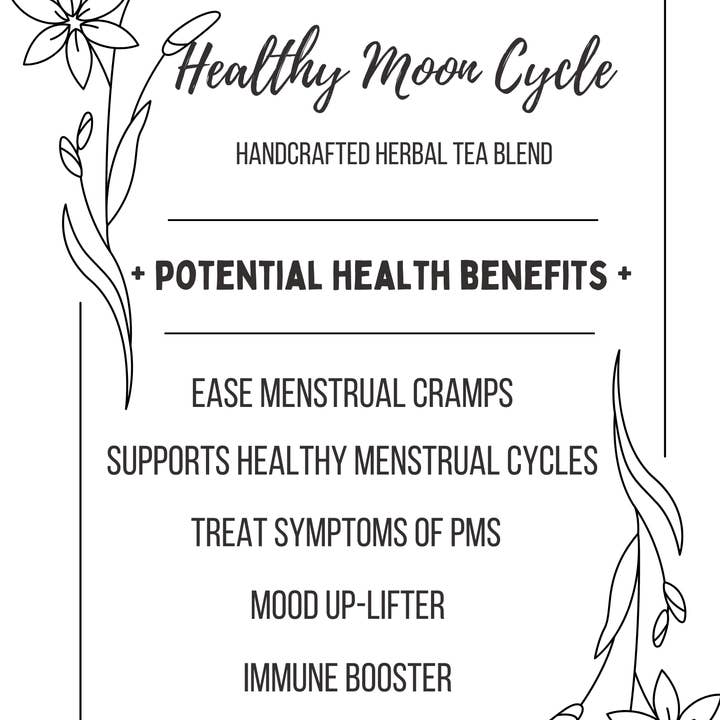 Loveyenergy & Blessings - Wholesale Loose Tea - HEALTHY MOON Handcrafted Herbal Tea Blend2