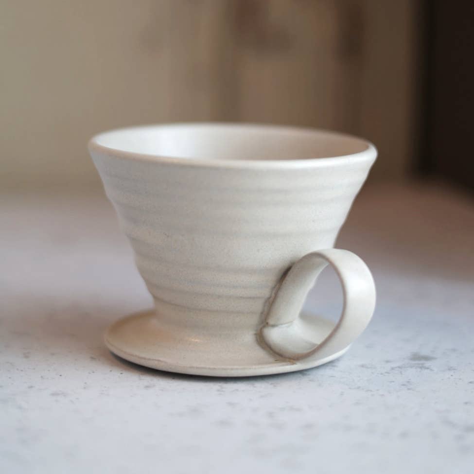Gravesco Pottery – wholesale Pour-over & dripper – Handmade Ceramic V60 Coffee Dripper in 2 Color Options9