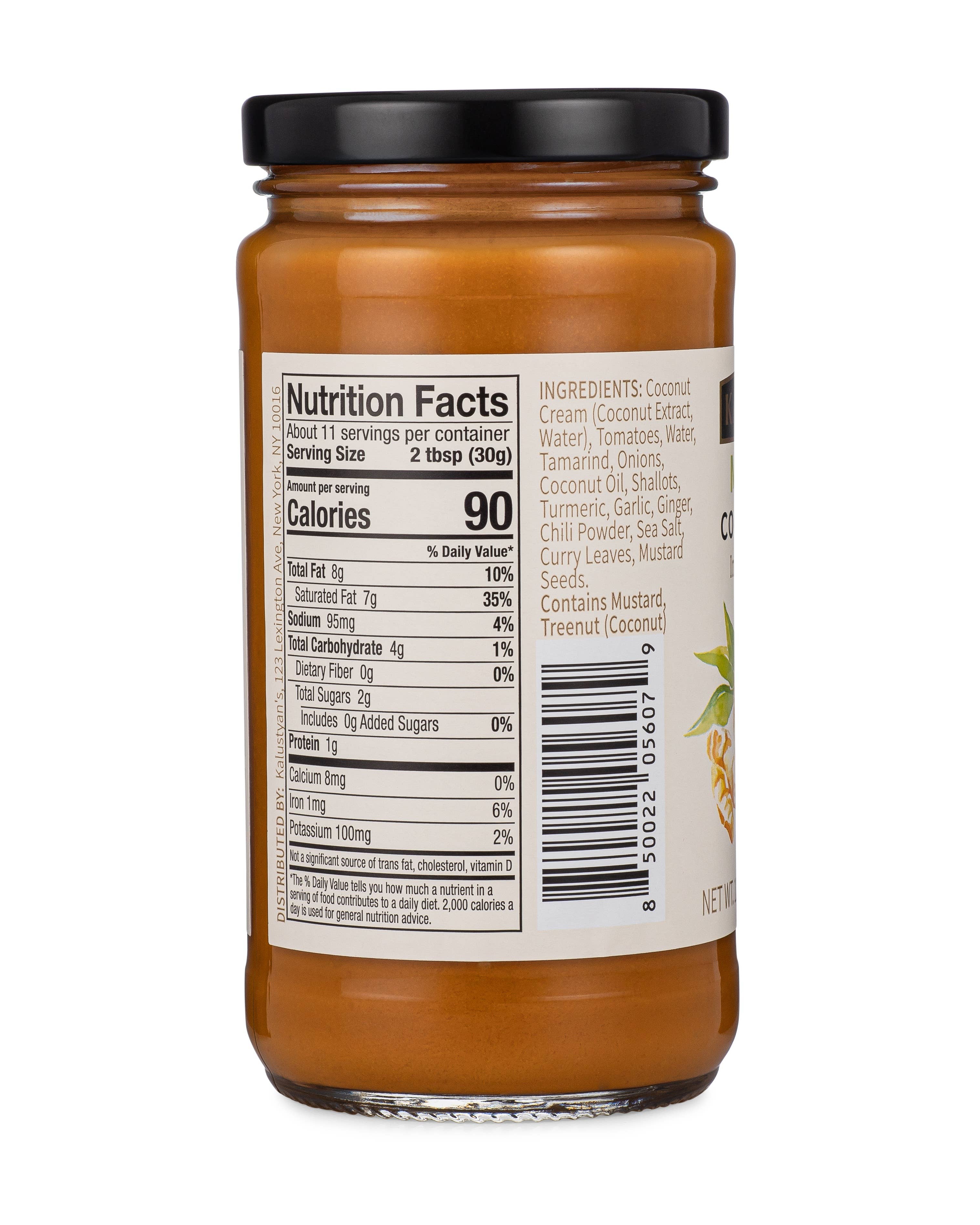 KALUSTYAN'S – wholesale Sås – Kalustyans, Malabar Coconut Curry Sockersås1