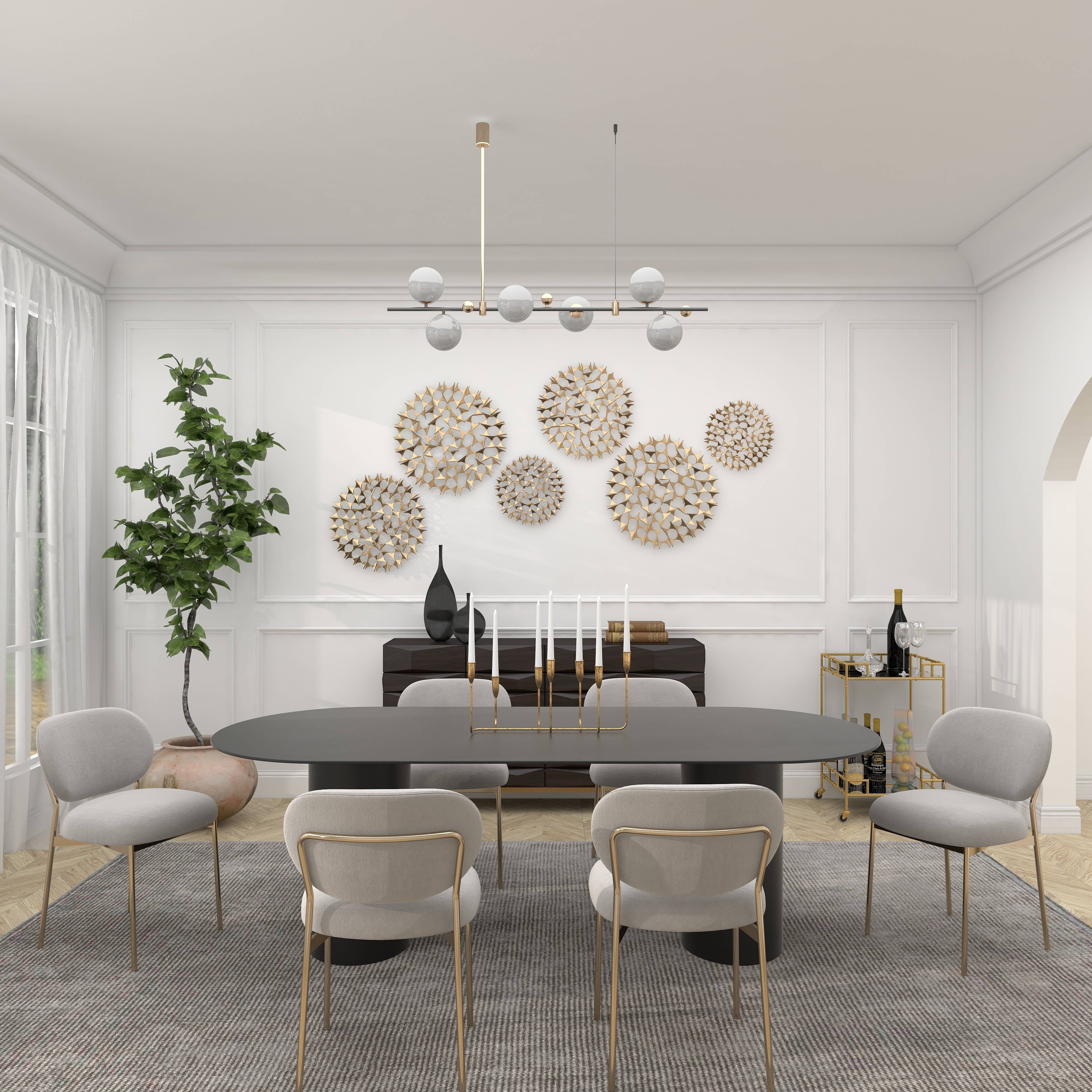 Deco Marché - Wholesale Wall Art Set - Modern Gold Metal Wall Decor Set16