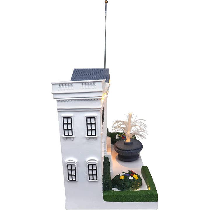 Top Treasures - Vendita all'ingrosso Decorazione natalizia - Villaggio musicale illuminato dalla Casa Bianca1