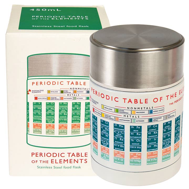 Stainless steel food flask - Periodic Table for wholesale by Rex B2B - Europe