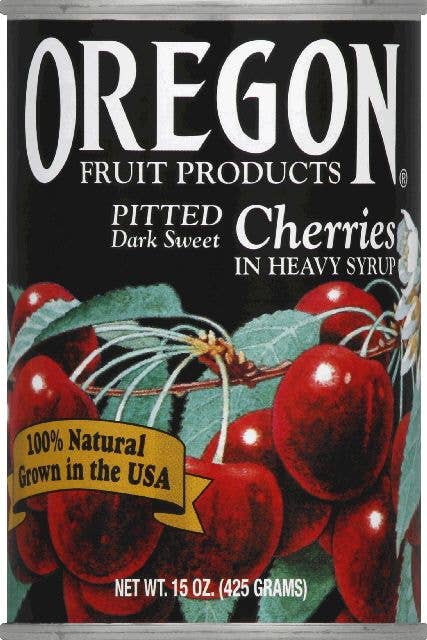 Hudson Meat Company - Wholesale Fruit Snacks - CHERRIES SWT DK PITTED W/SYRUP    -    OREGON FRUIT0