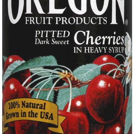 Hudson Meat Company - Wholesale Fruit Snacks - CHERRIES SWT DK PITTED W/SYRUP - OREGON FRUIT